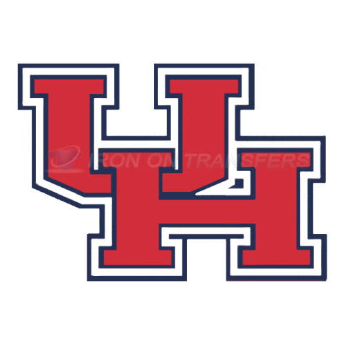 Houston Cougars Logo T-shirts Iron On Transfers N4572 - Click Image to Close